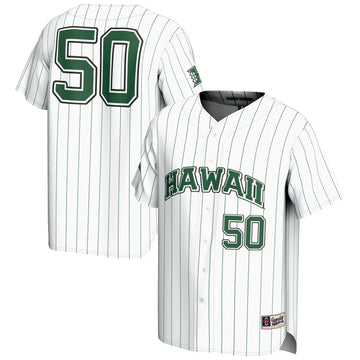 Hawaii Rainbow Warriors white jersey