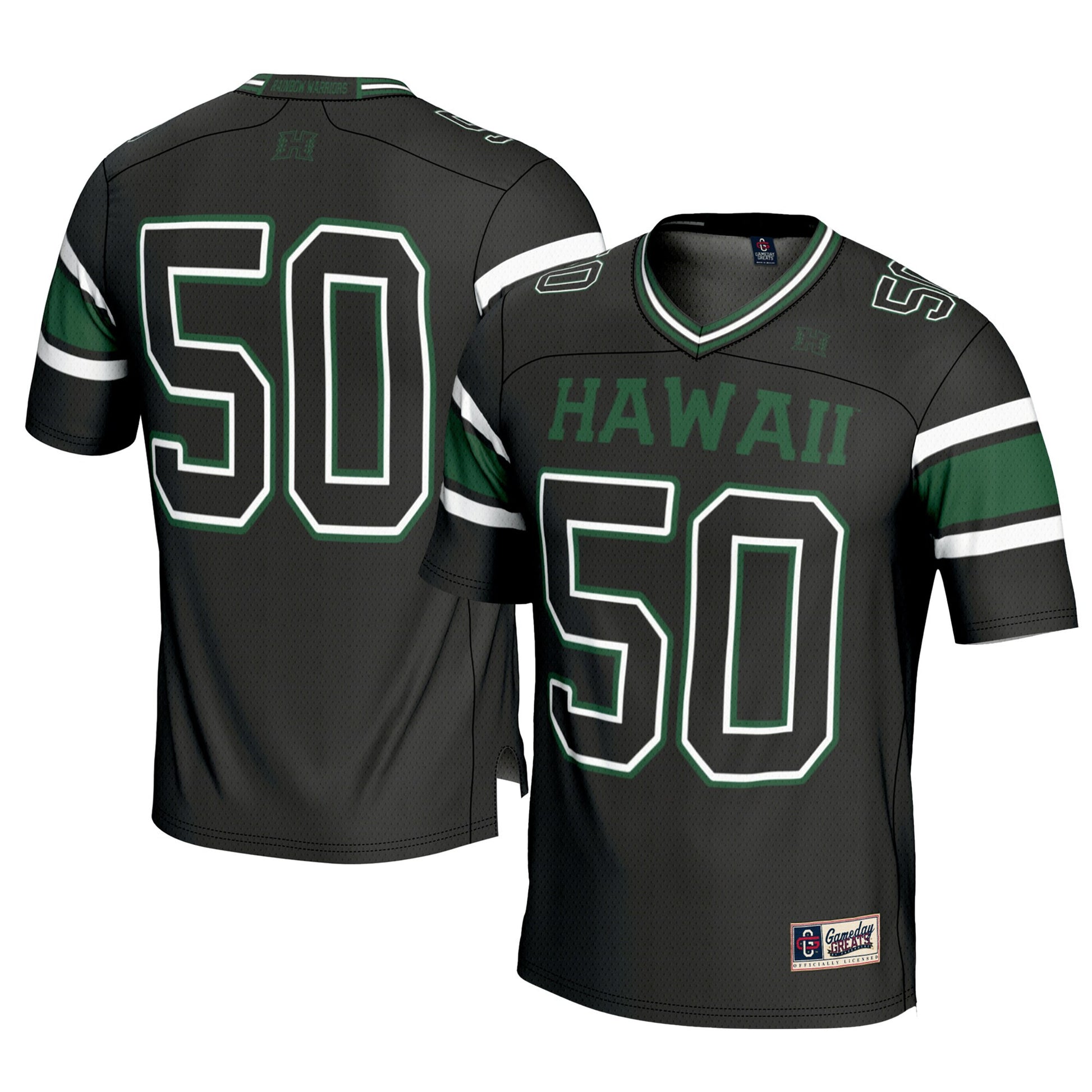 Hawaii Rainbow Warriors black jersey