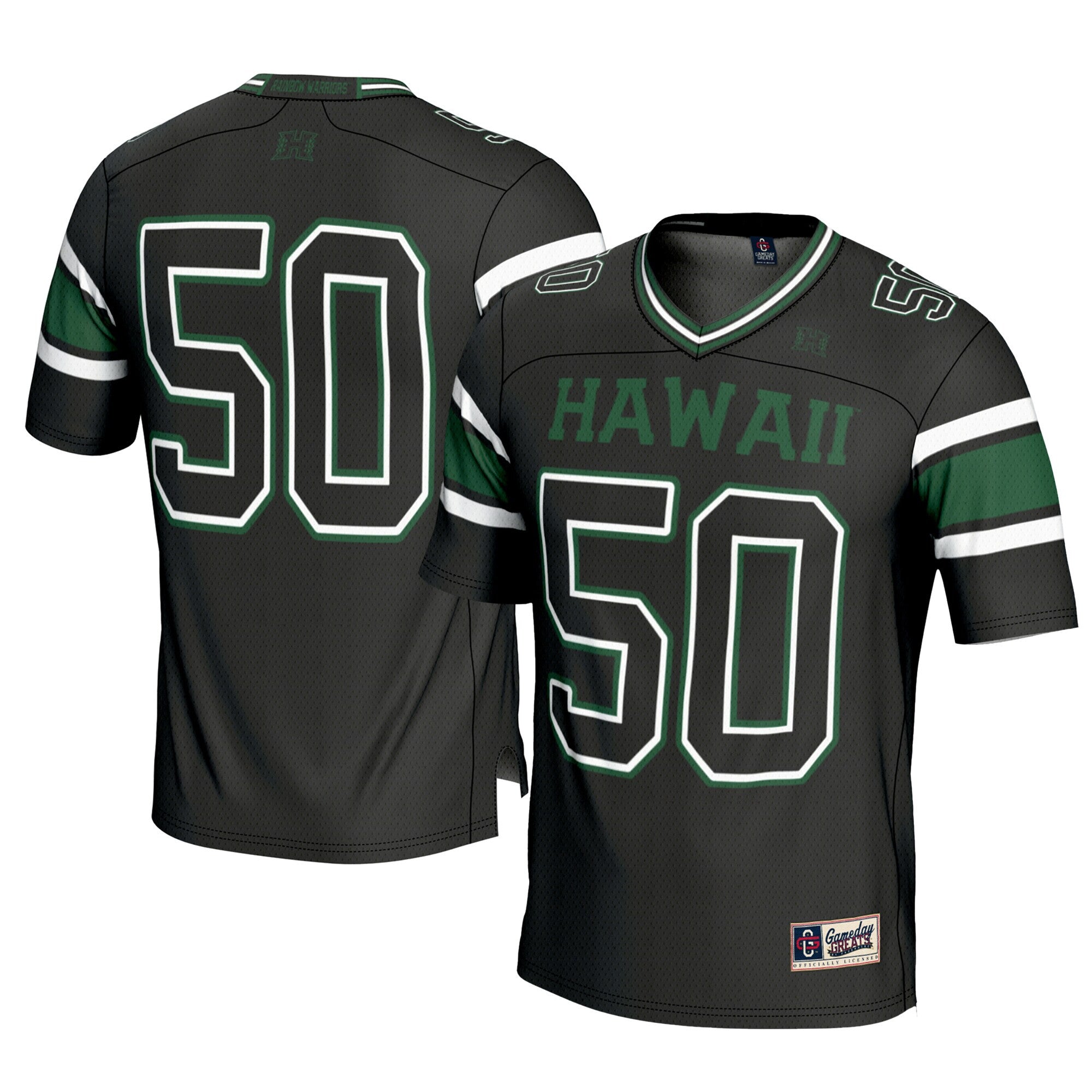 Hawaii Rainbow Warriors black jersey