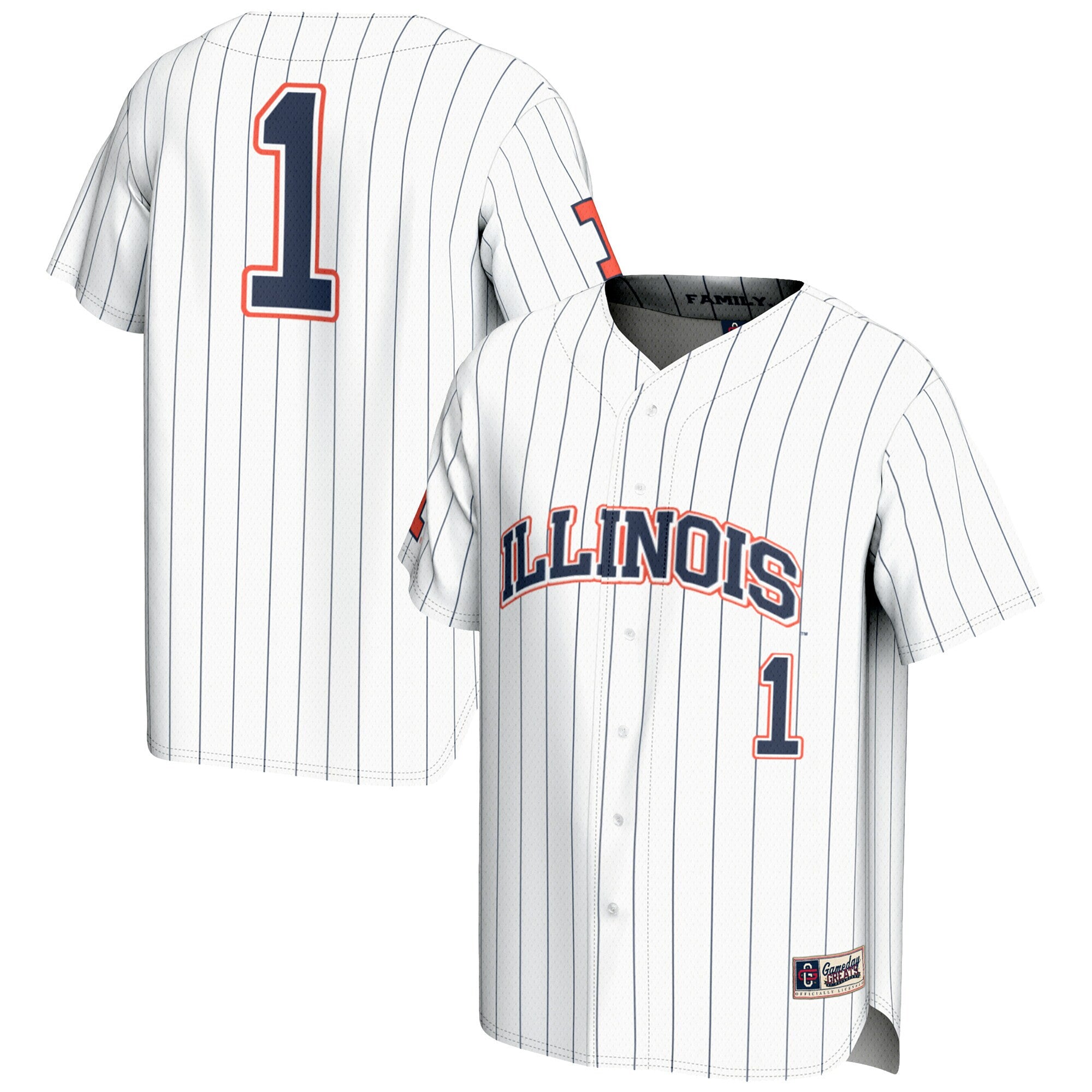 Illinois Fighting Illini white jersey