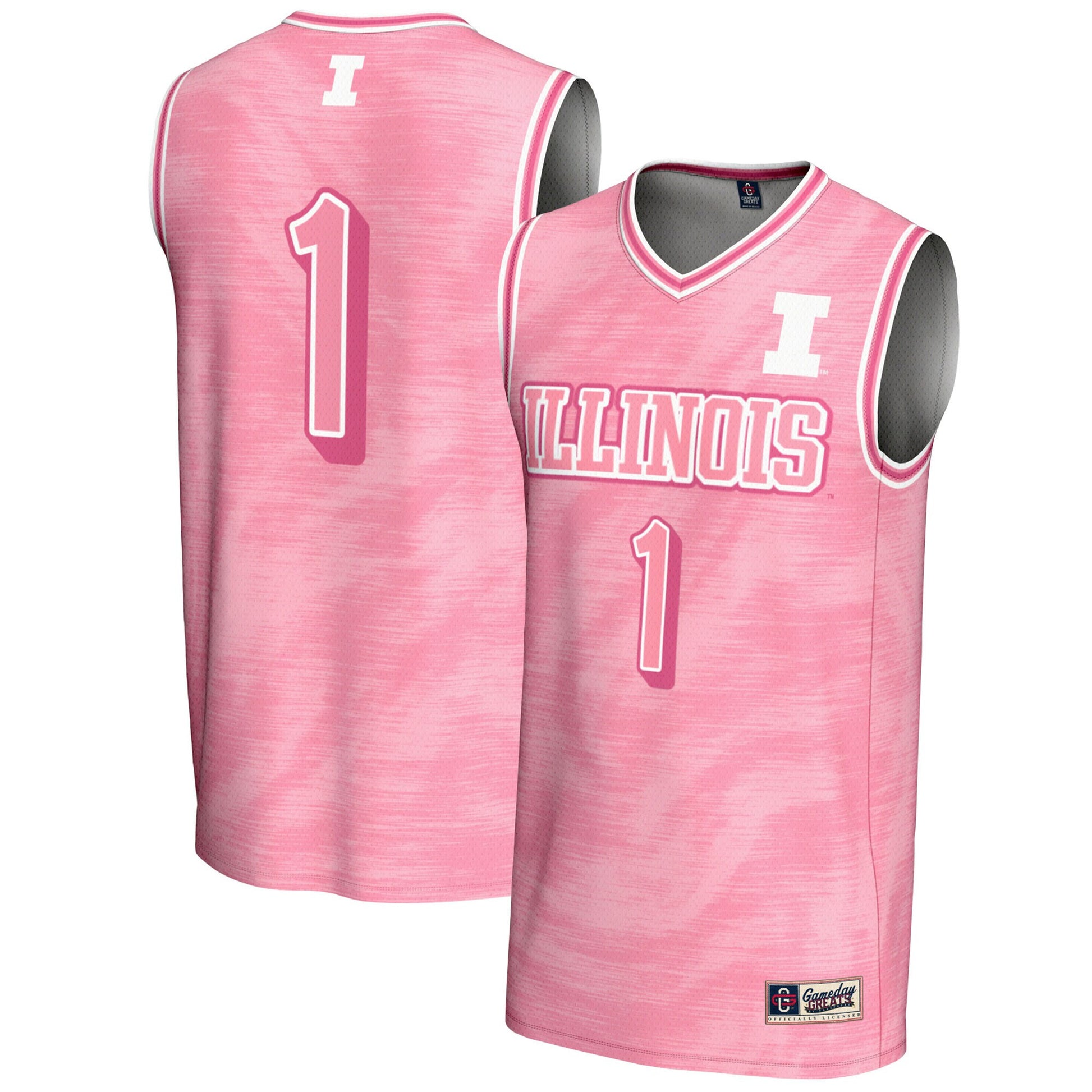 Illinois Fighting Illini pink jersey
