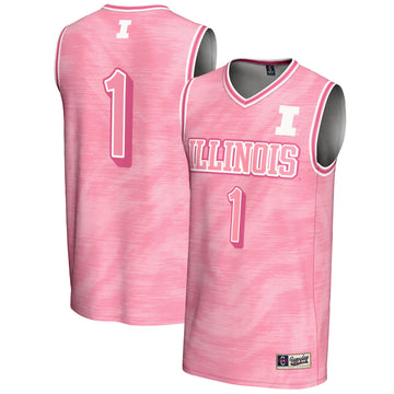 Illinois Fighting Illini pink jersey