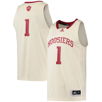 Indiana Hoosiers cream jersey