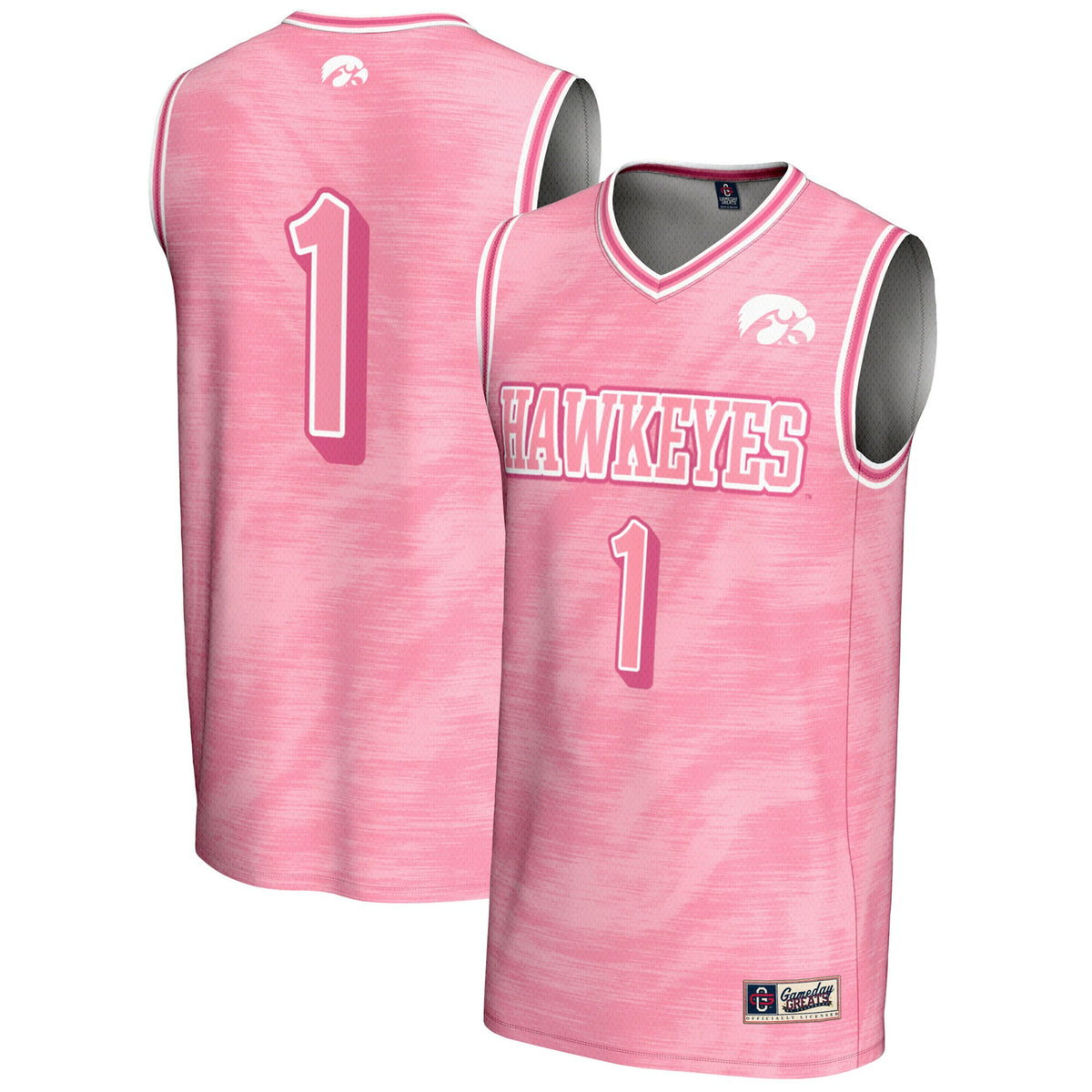 Iowa Hawkeyes pink jersey