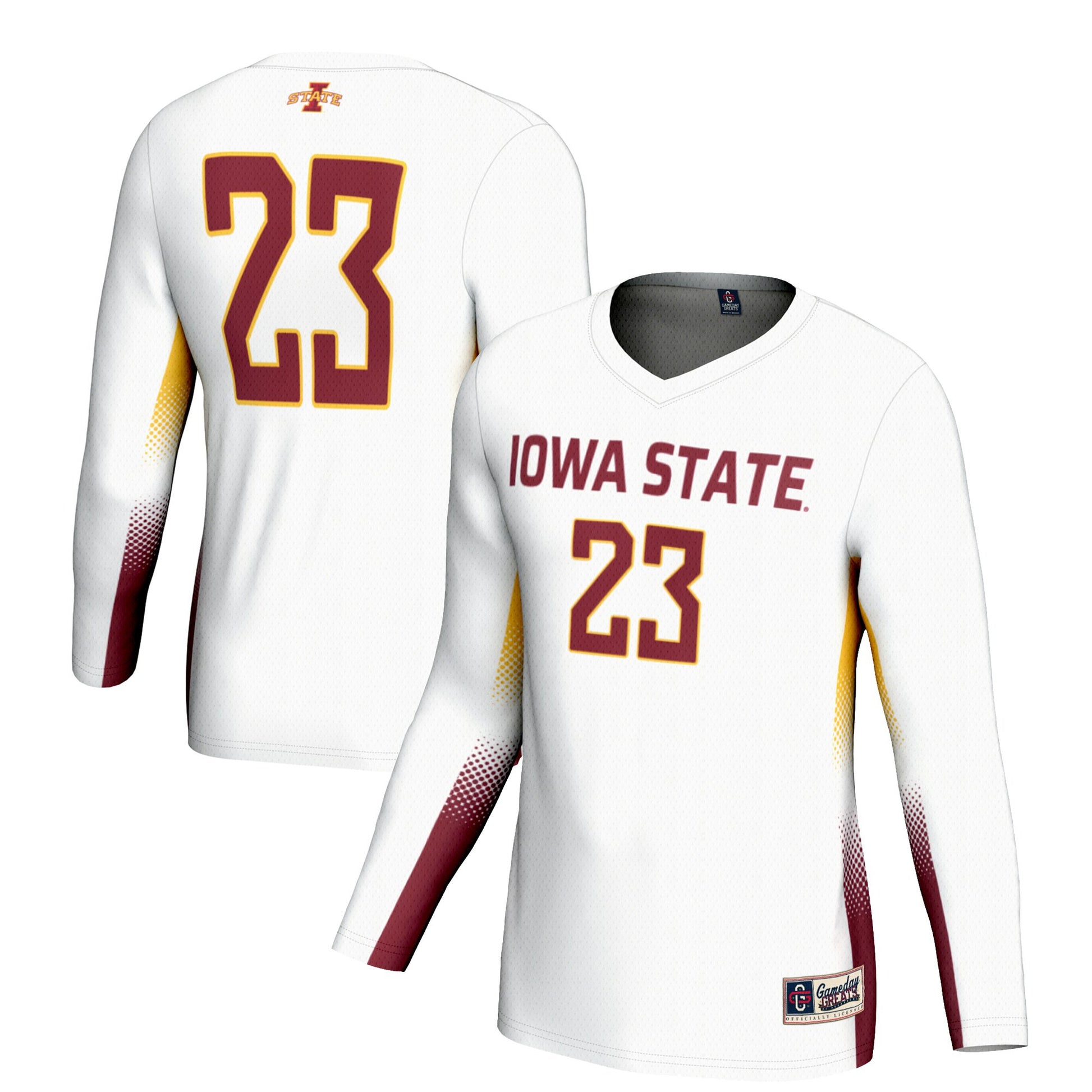 Volleyball Iowa State Cyclones white jersey