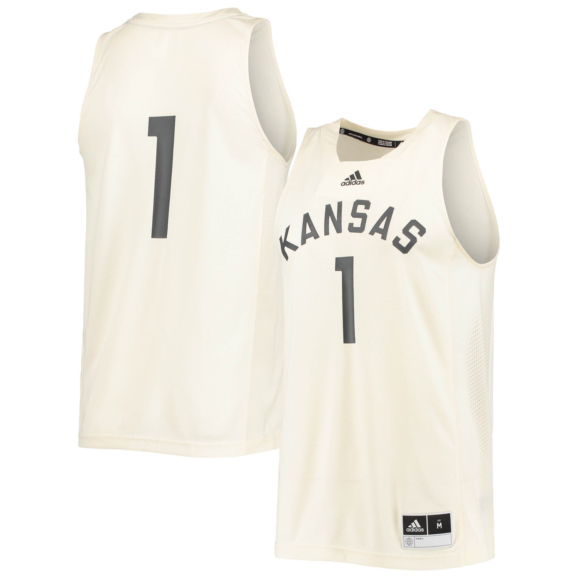 Kansas Jayhawks cream Reverse Retro jersey