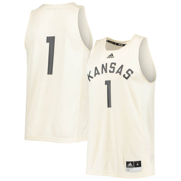 Kansas Jayhawks cream Reverse Retro jersey