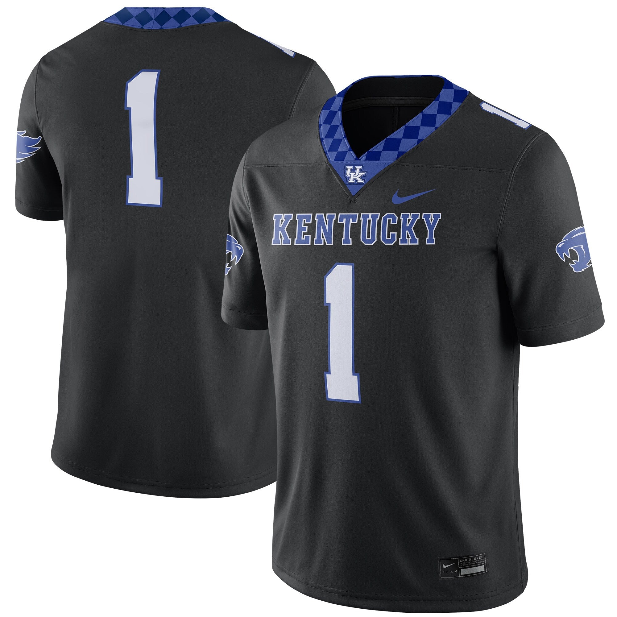 Kentucky Wildcats black Alternate jersey
