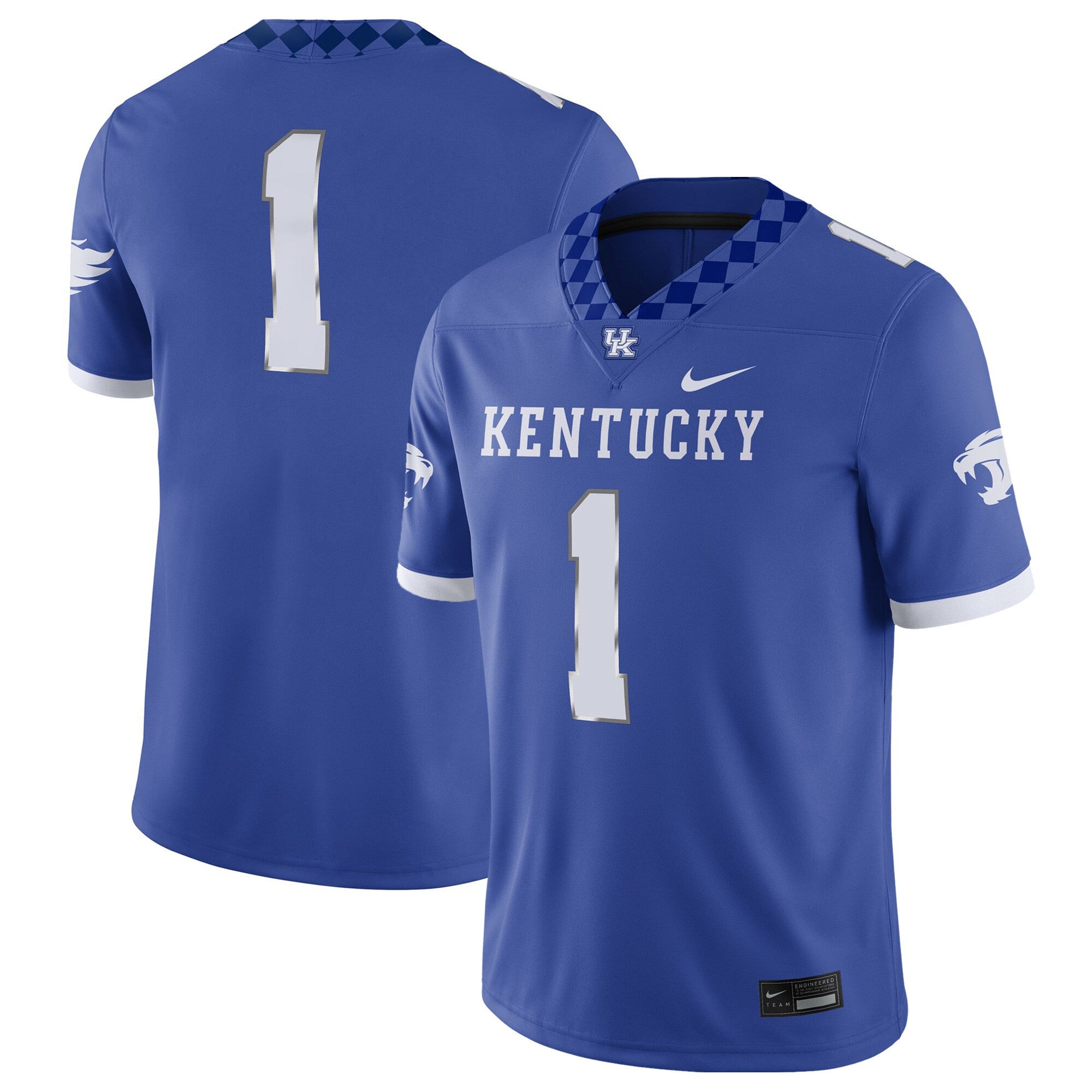Kentucky Wildcats royal jersey