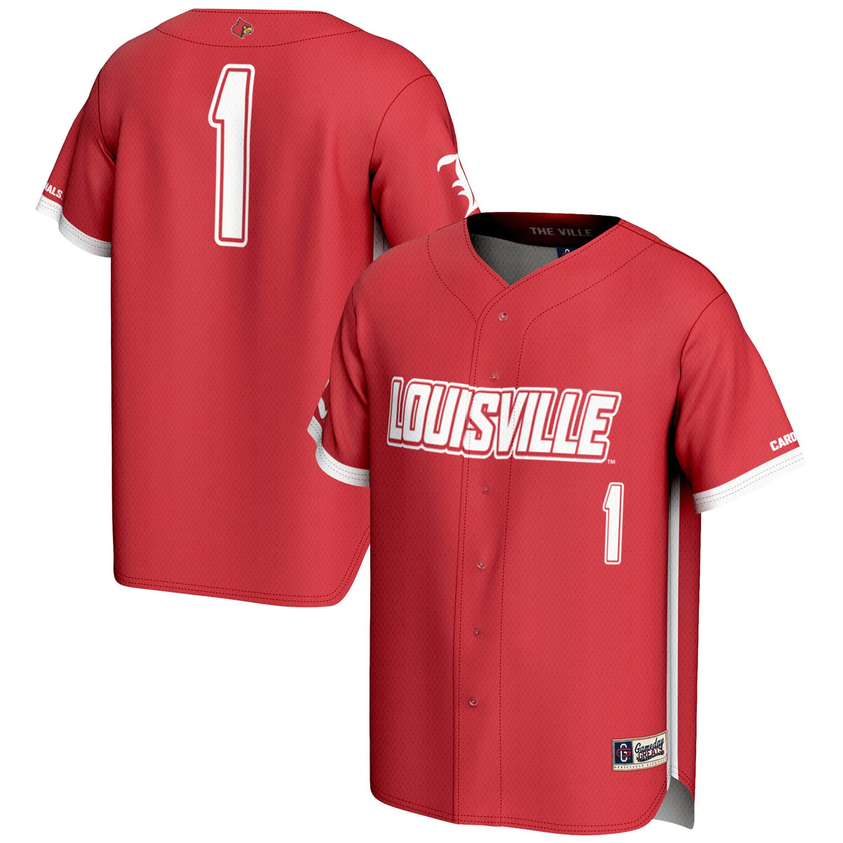 Louisville Cardinals red Fashion jersey