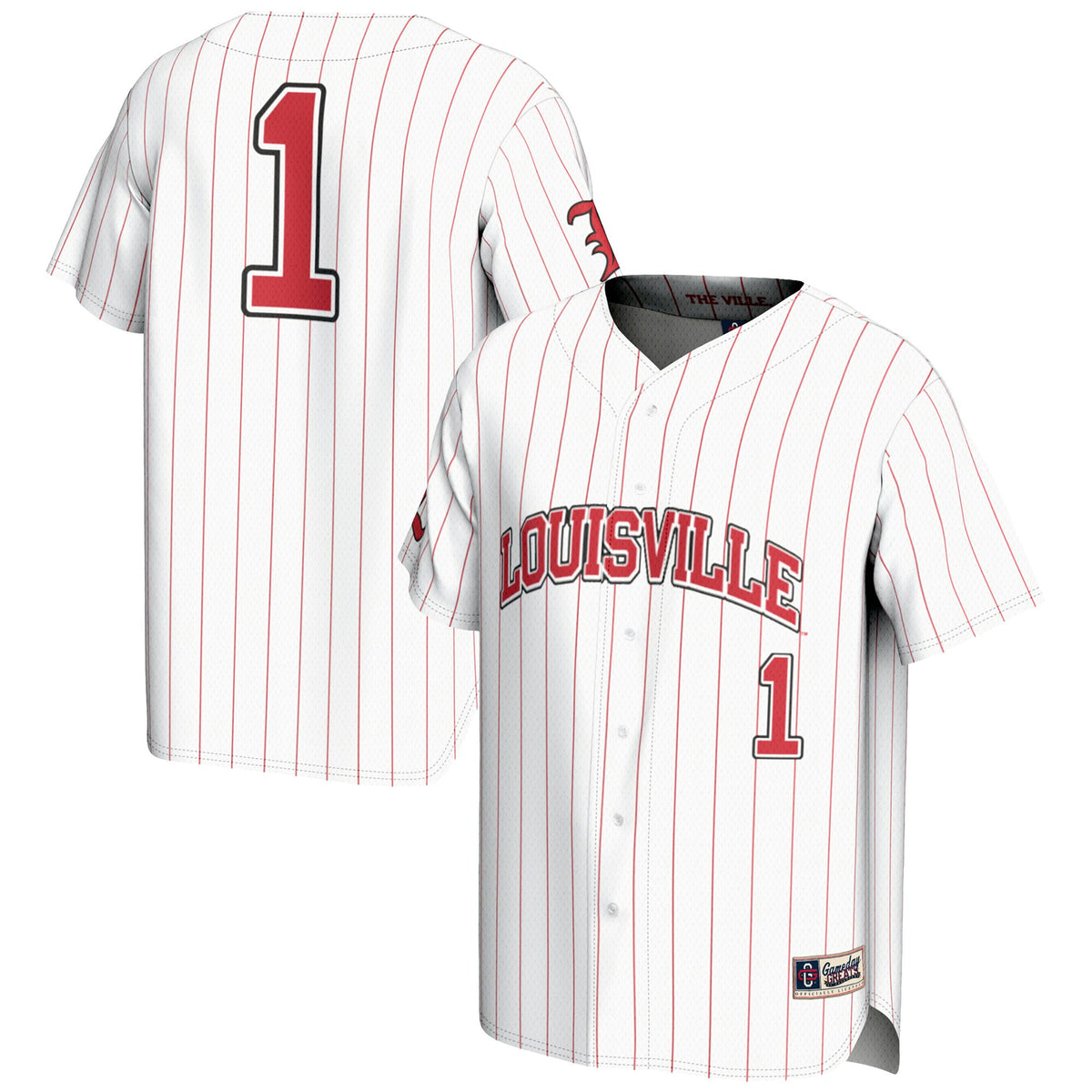Louisville Cardinals white Fashion jersey