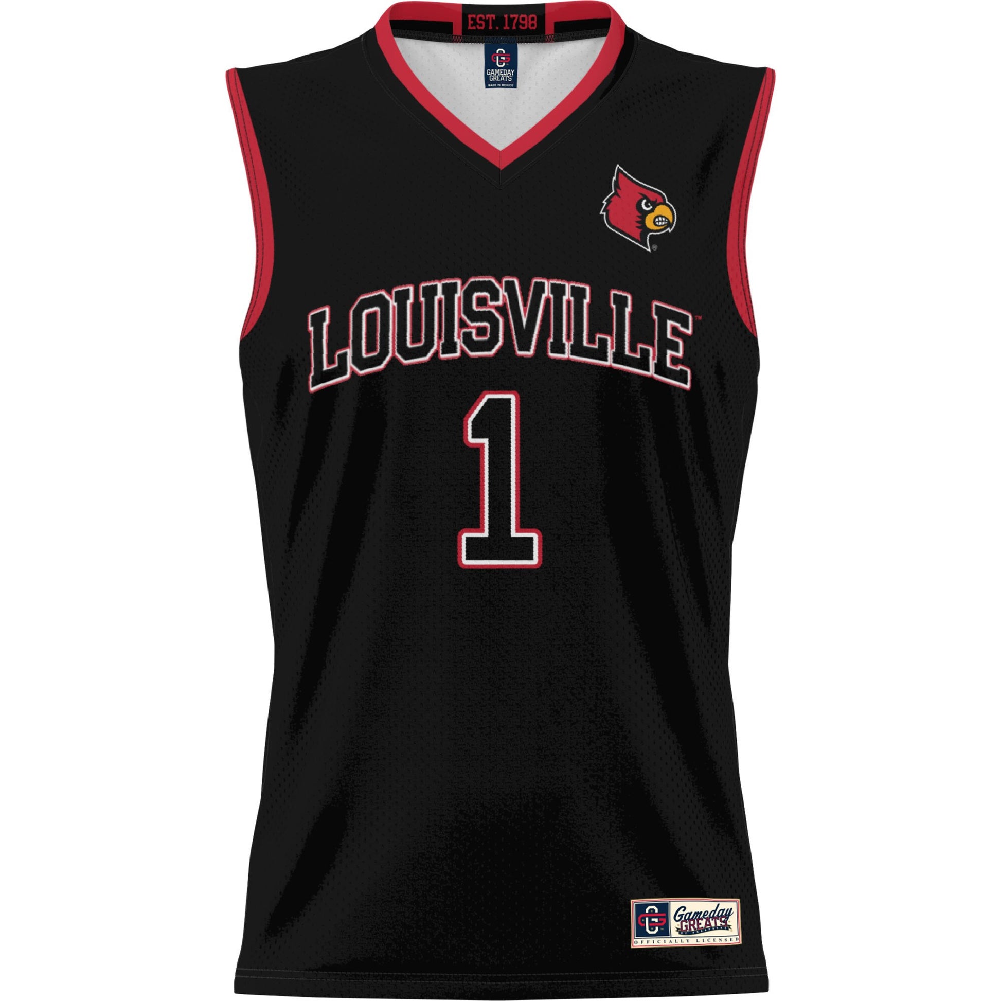 Louisville Cardinals black jersey