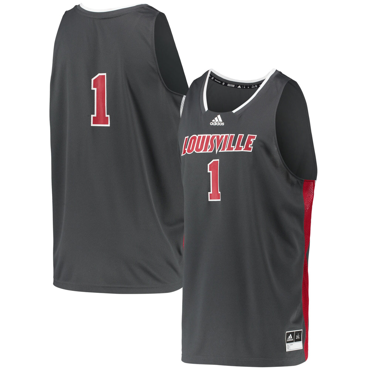 Louisville Cardinals gray Reverse Retro jersey