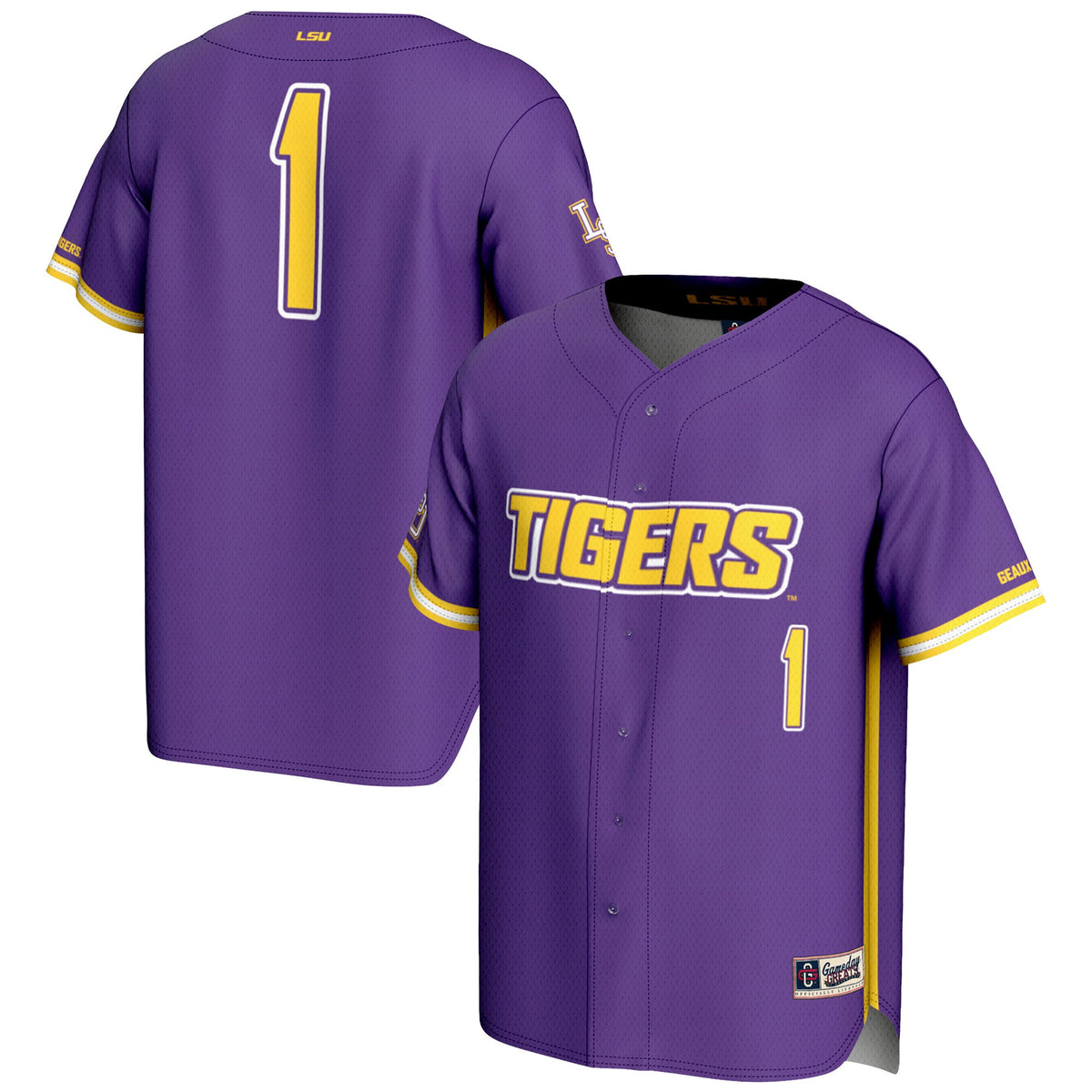 LSU Tigers purple Fashion jersey