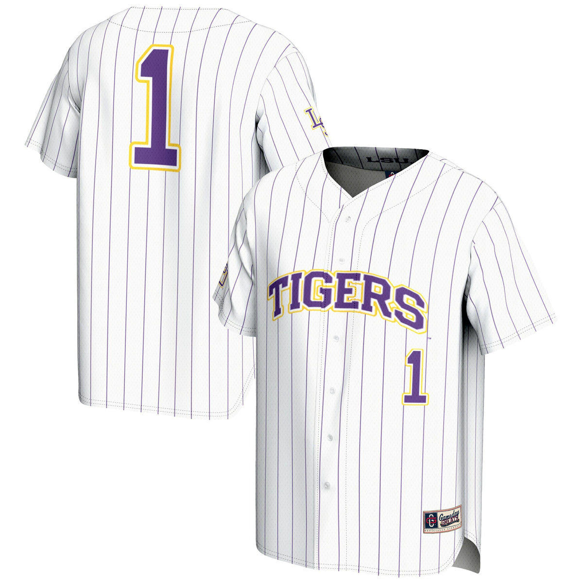 LSU Tigers white jersey
