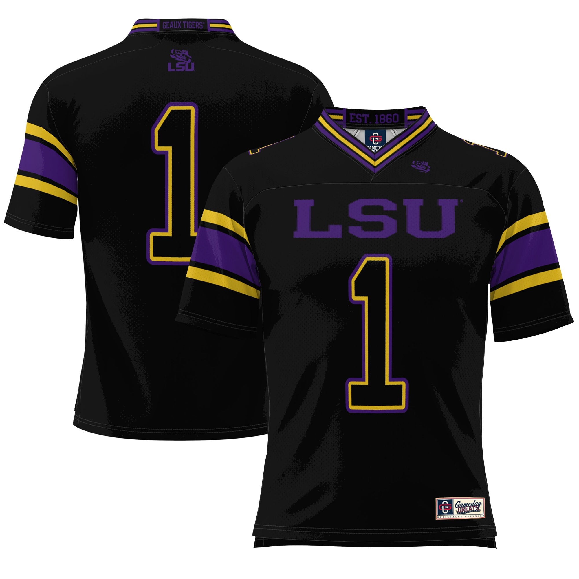 LSU Tigers black jersey