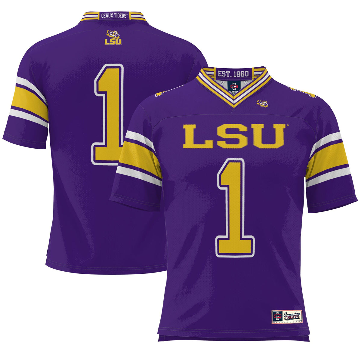 LSU Tigers purple jersey