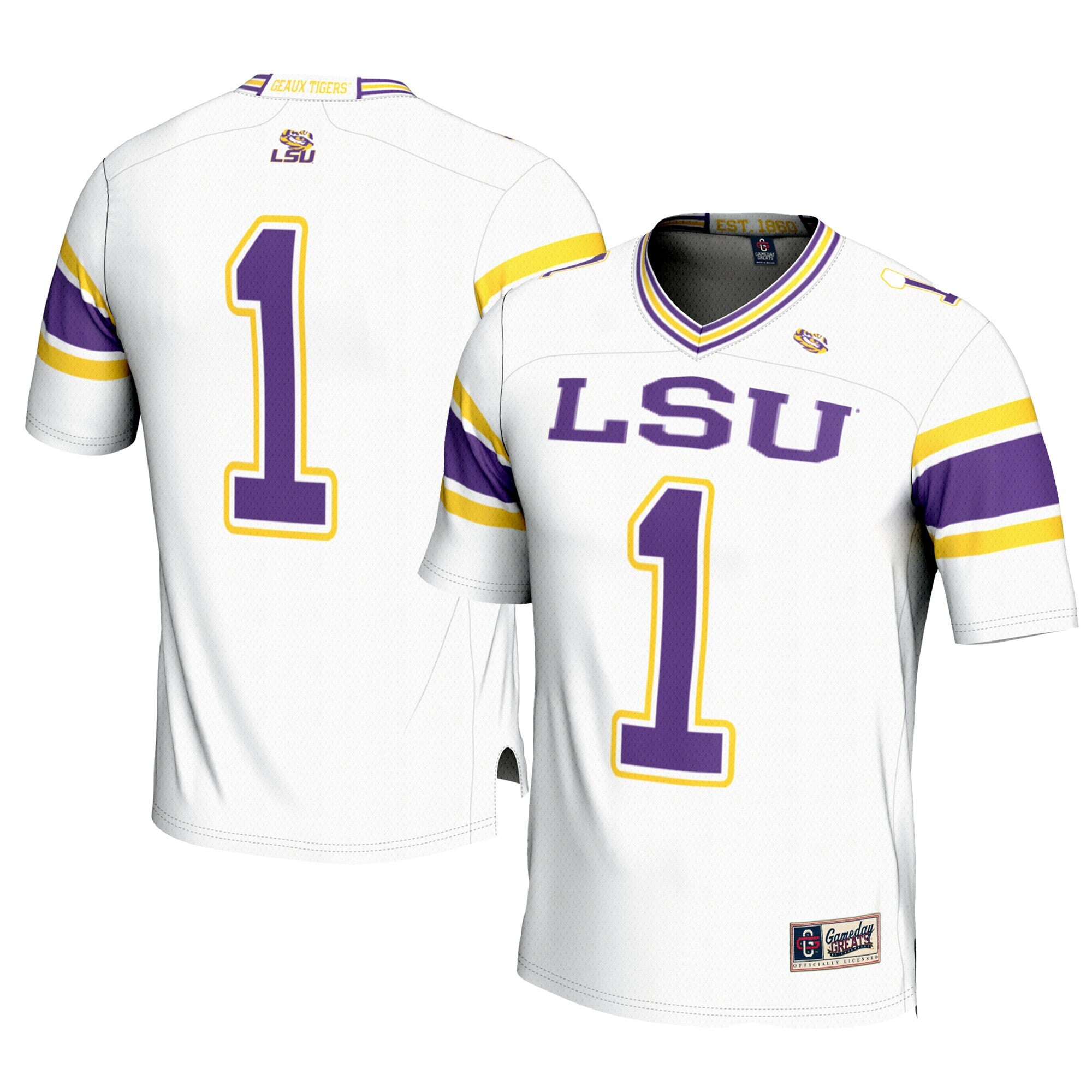 LSU Tigers white jersey