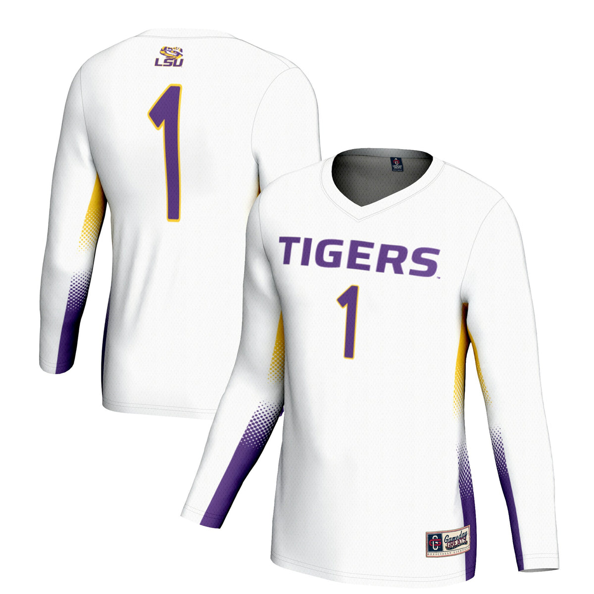 Volleyball LSU Tigers white jersey