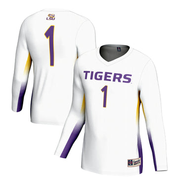 Volleyball LSU Tigers white jersey
