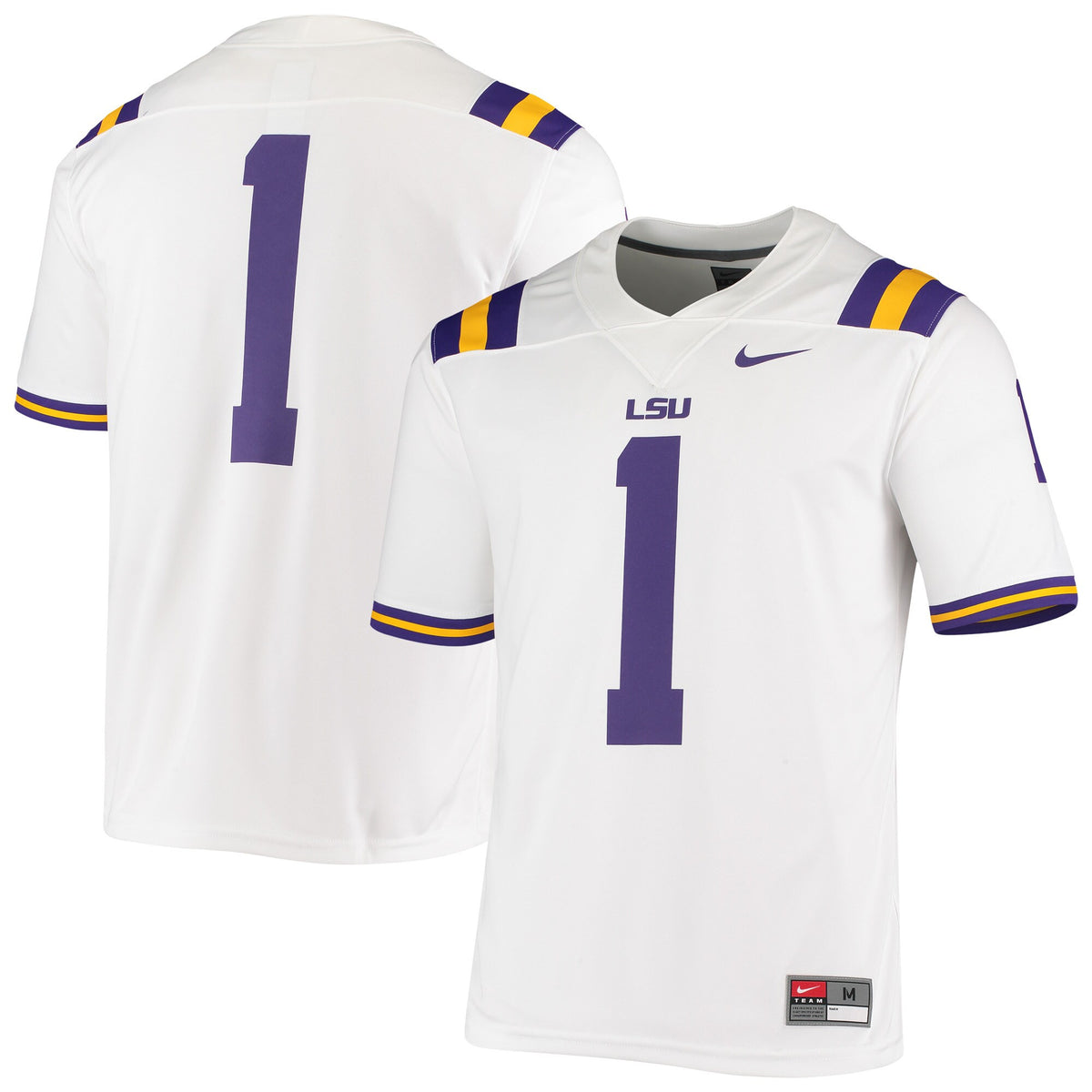 LSU Tigers white jersey