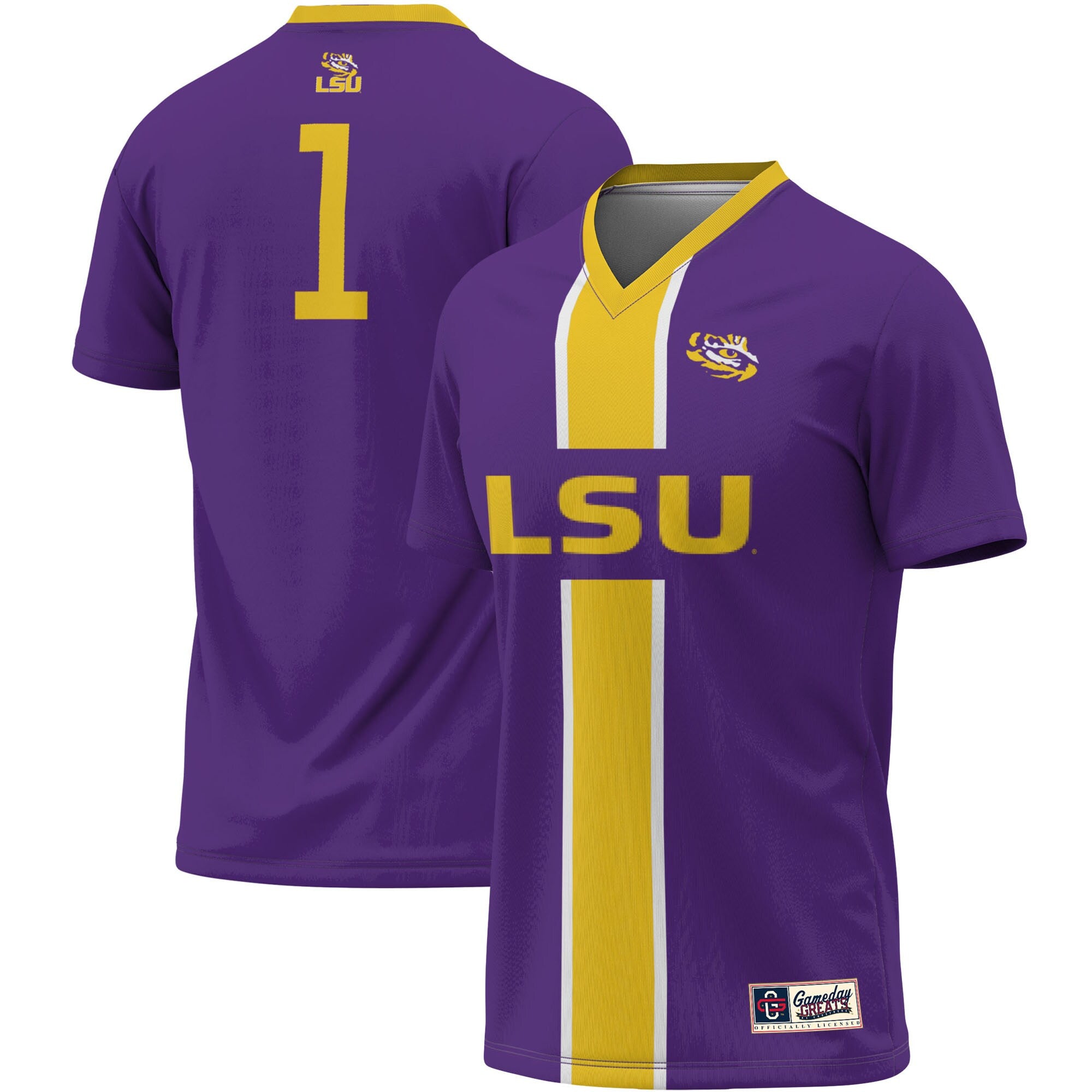 Prosphere LSU Tigers purple jersey