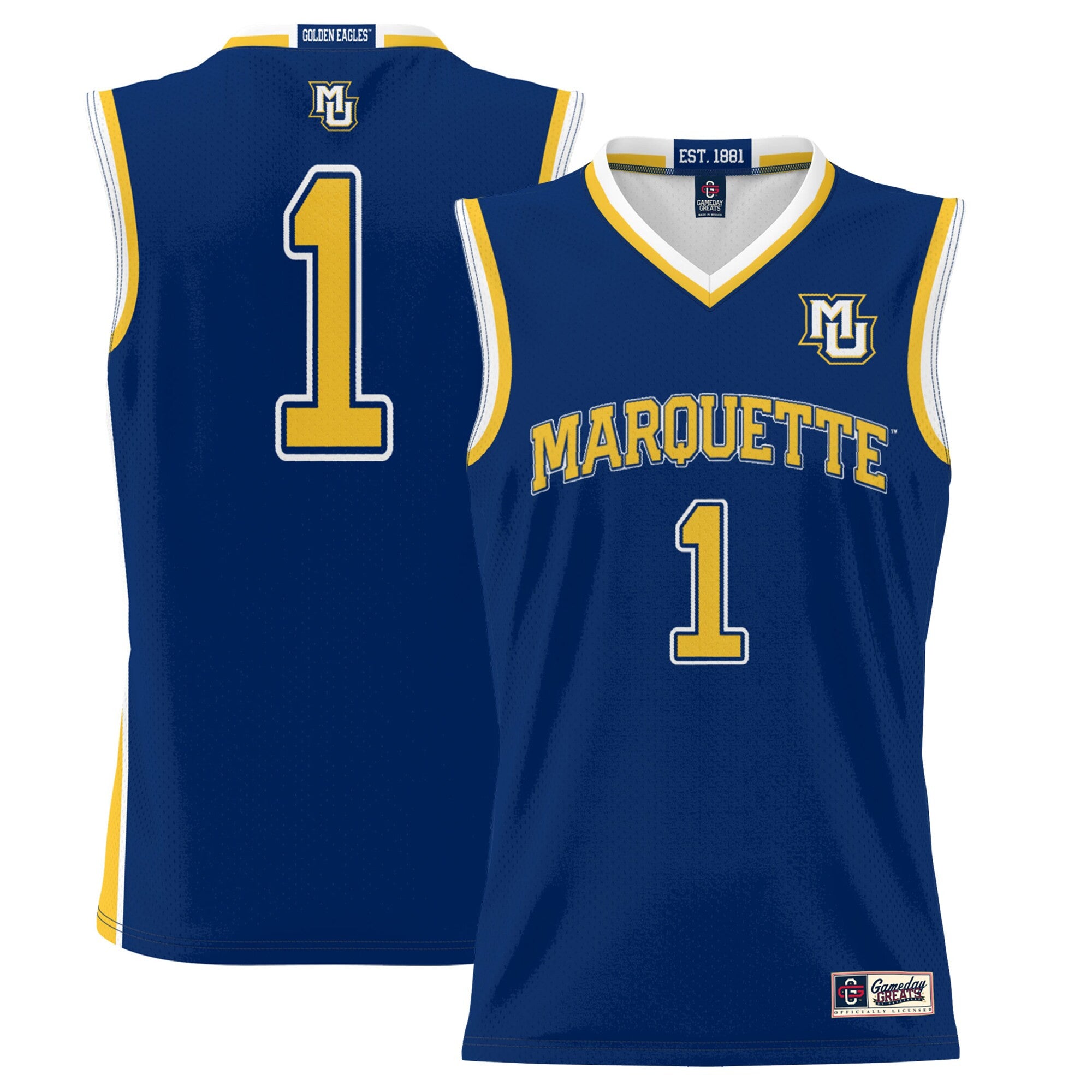 Marquette Golden Eagles navy jersey