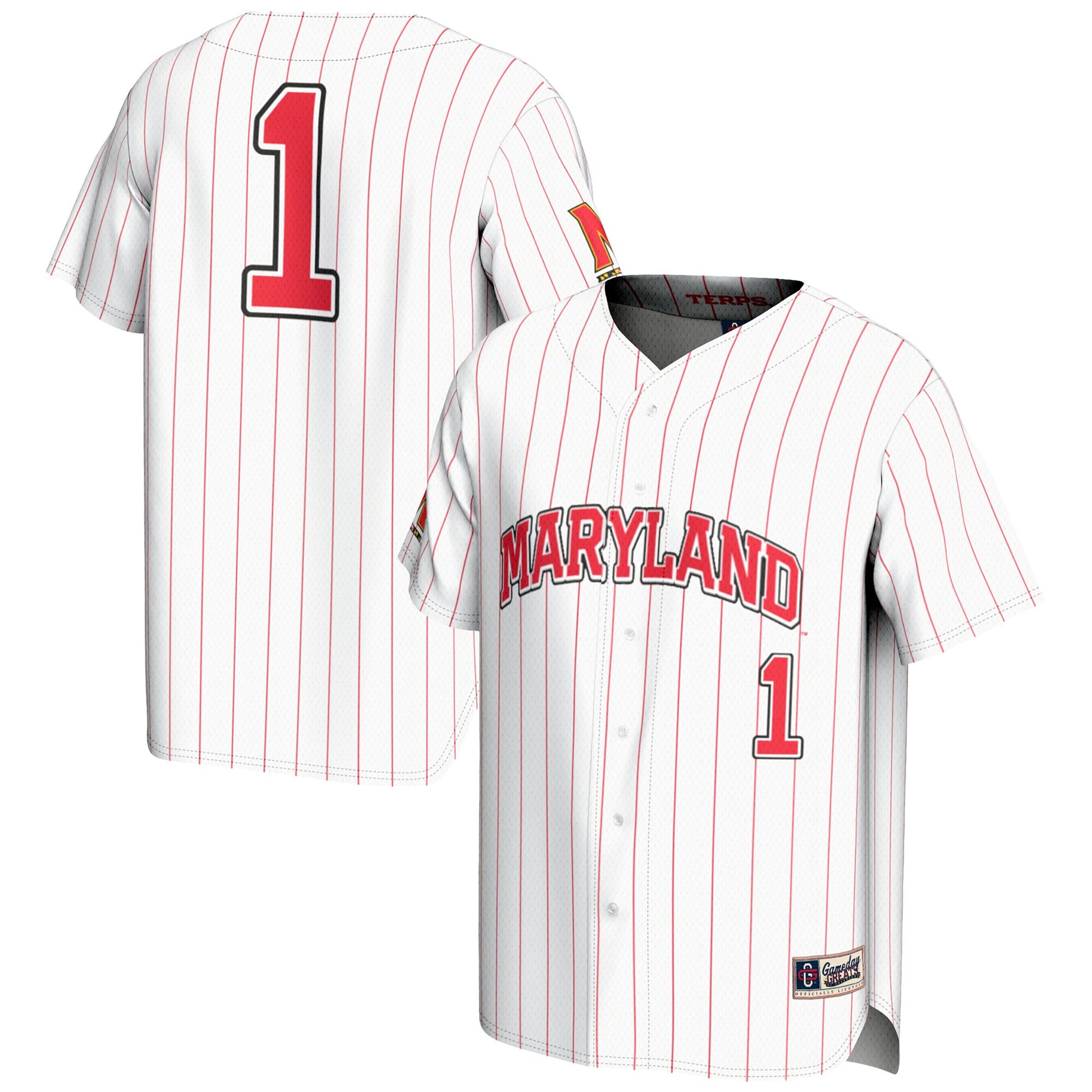 Maryland Terrapins white Fashion jersey