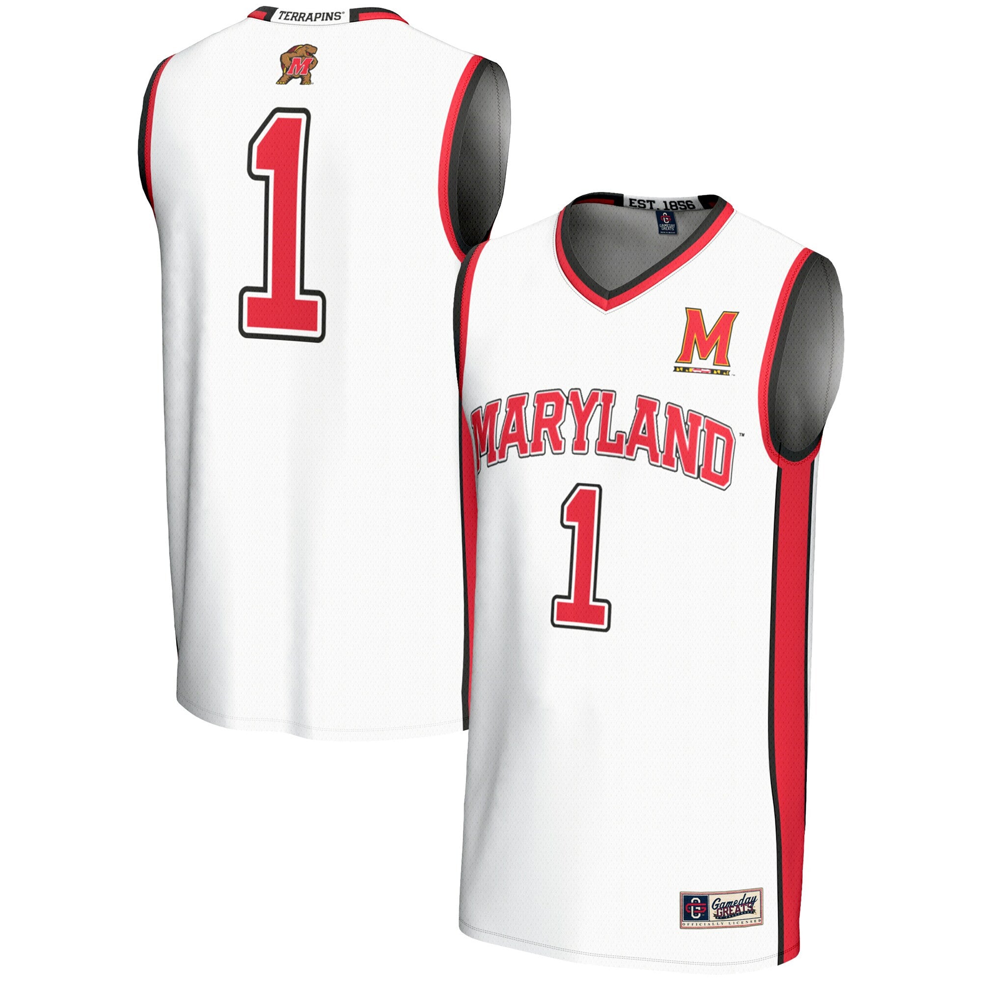 Maryland Terrapins white jersey
