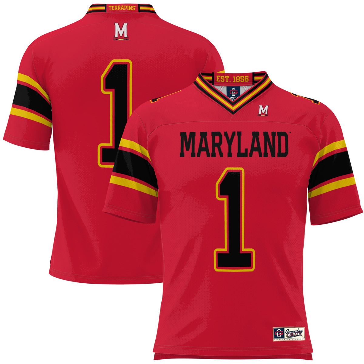 Maryland Terrapins red jersey