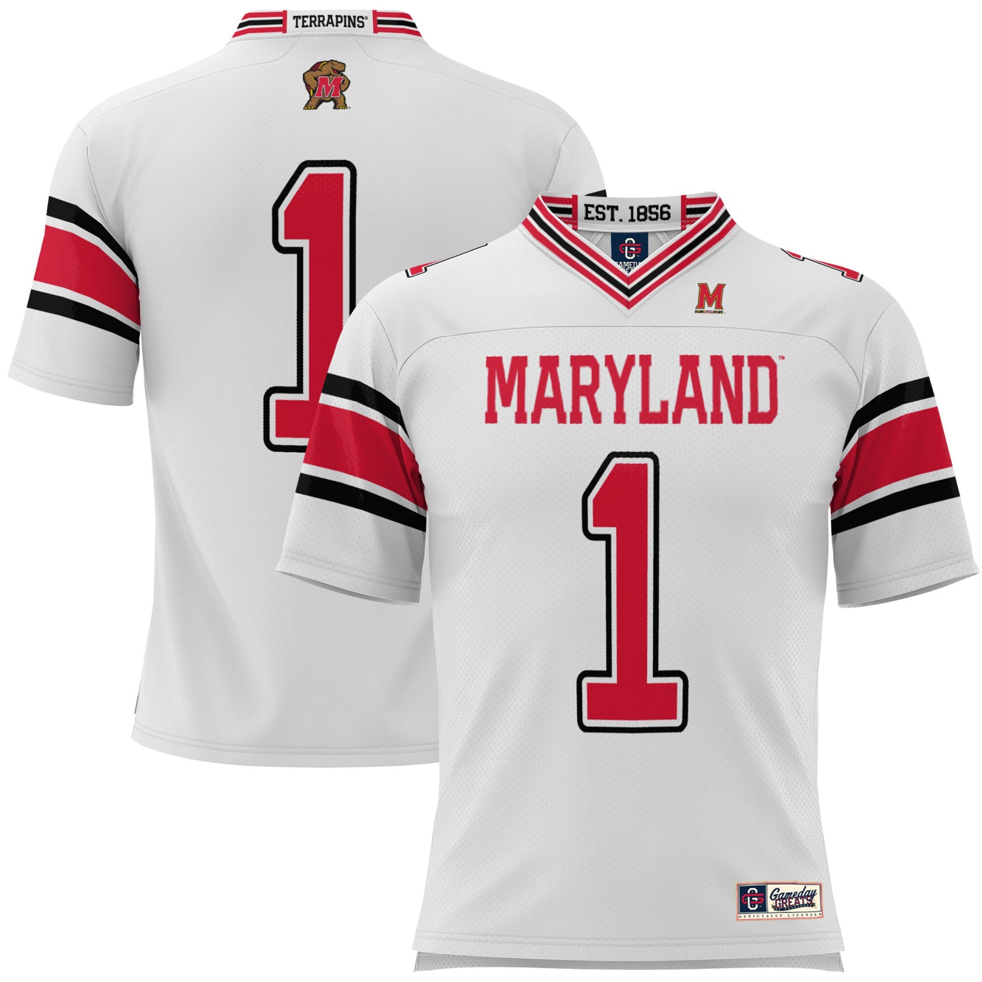 Maryland Terrapins white jersey