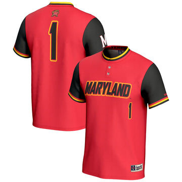 Softball Maryland Terrapins red jersey