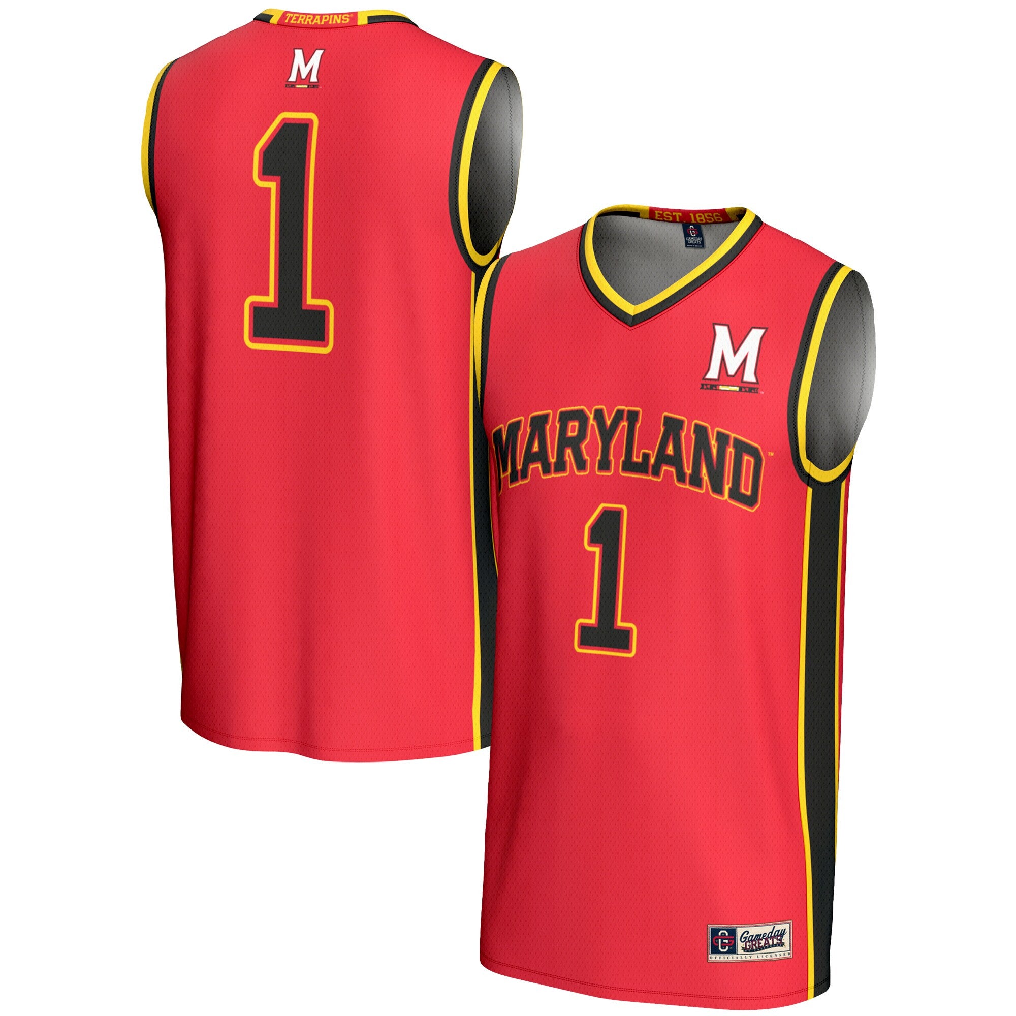 Maryland Terrapins red jersey