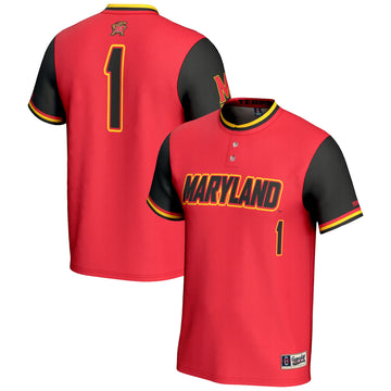 Softball Maryland Terrapins red jersey