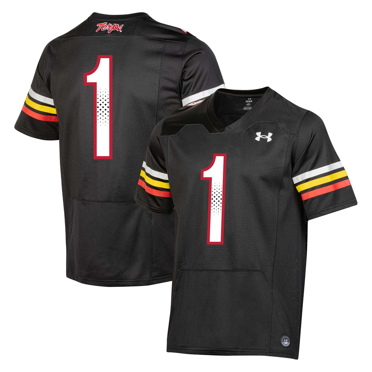Under Armour Maryland Terrapins black jersey