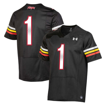 Under Armour Maryland Terrapins black jersey