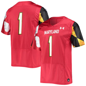 Under Armour Maryland Terrapins red jersey