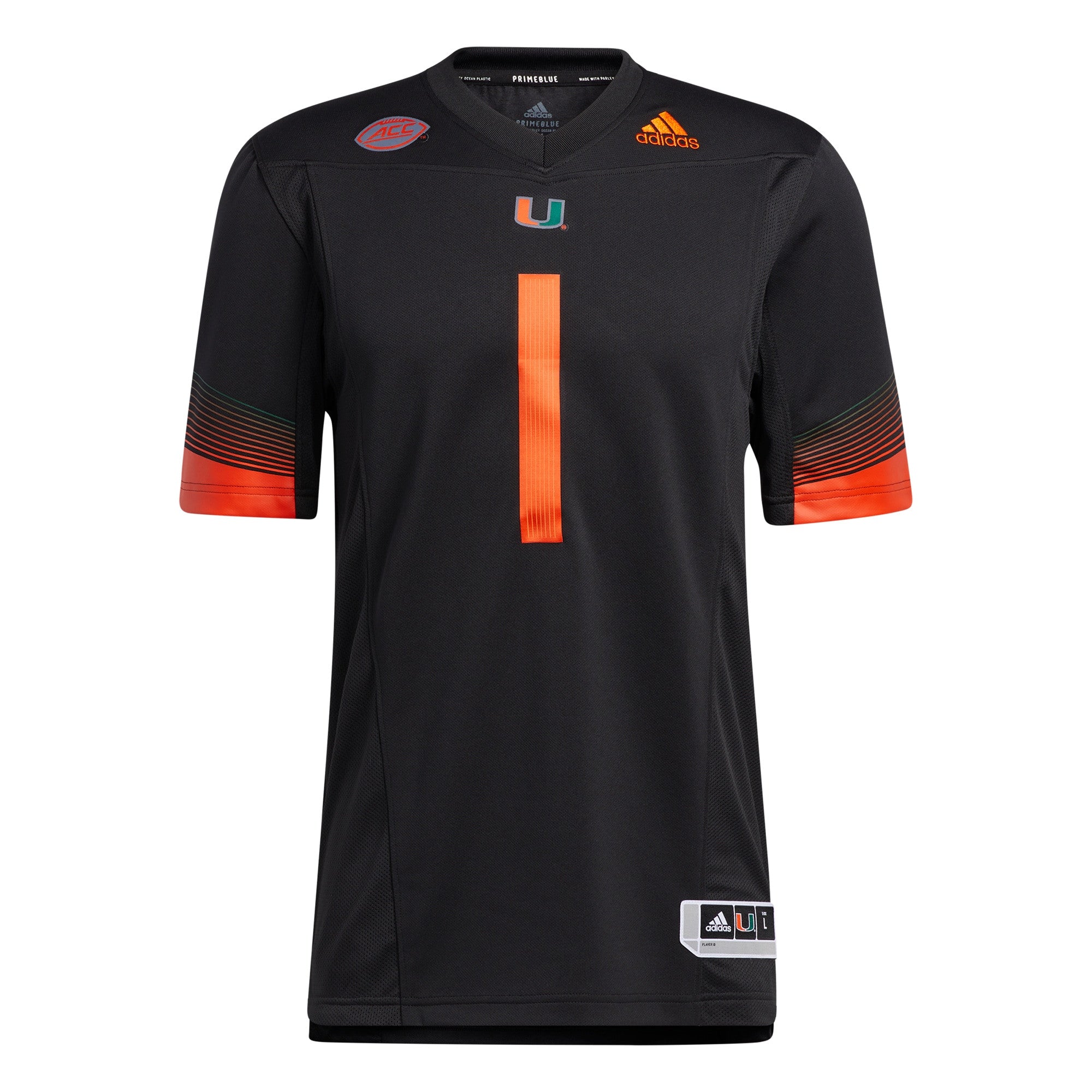 Strategy Miami Hurricanes black jersey