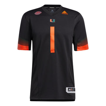 Strategy Miami Hurricanes black jersey