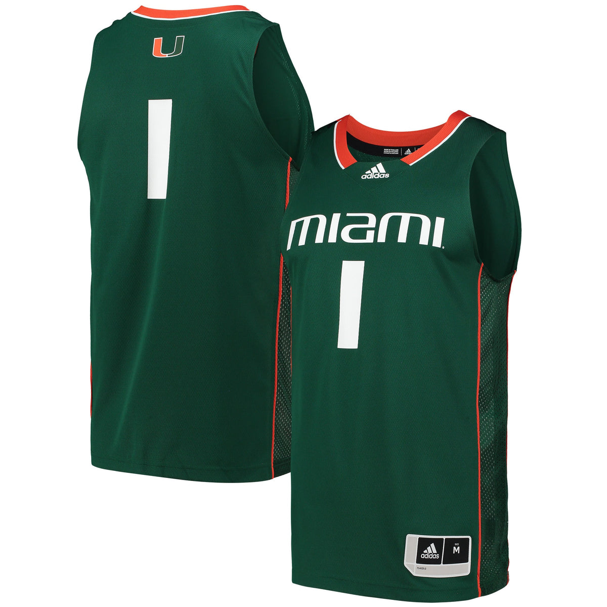 Miami Hurricanes green jersey