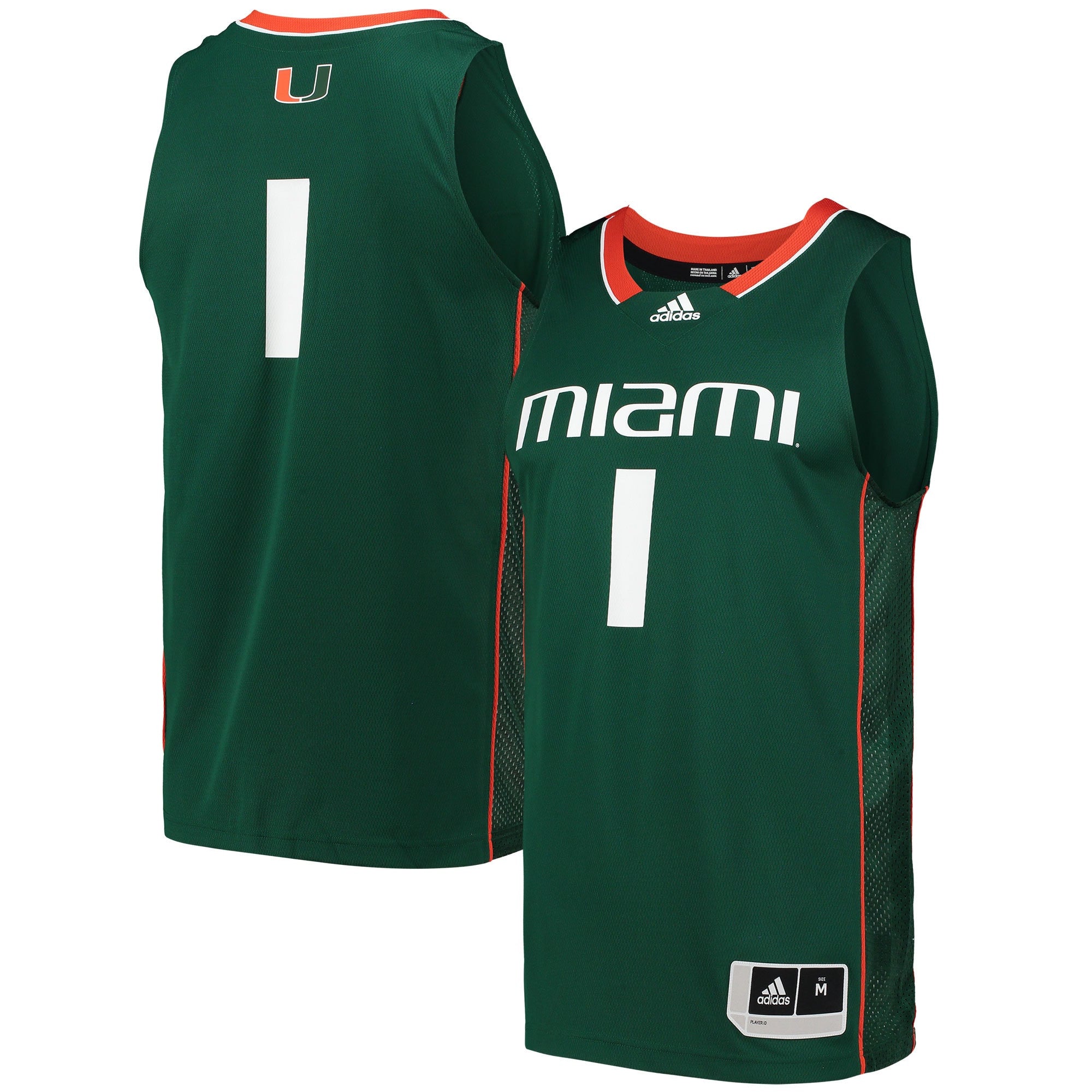 Miami Hurricanes green jersey