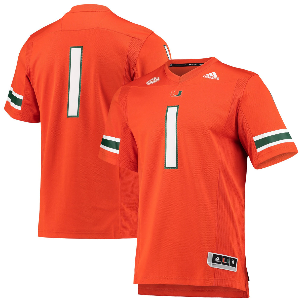 Miami Hurricanes orange jersey