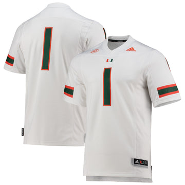 Miami Hurricanes white jersey