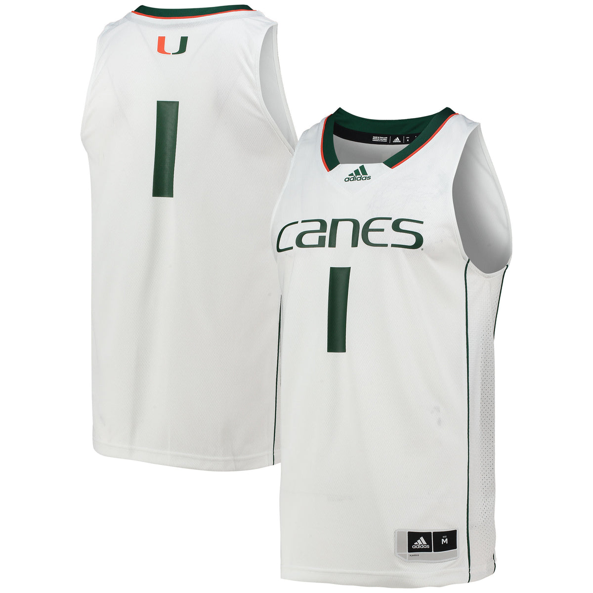 Miami Hurricanes white jersey