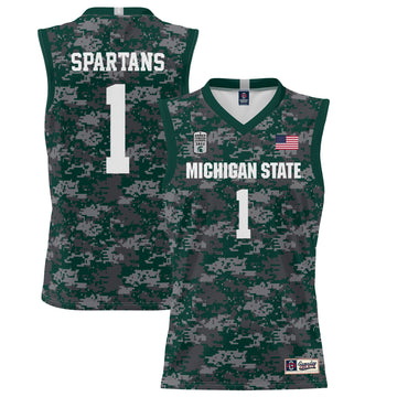 Michigan State Spartans green Classic jersey