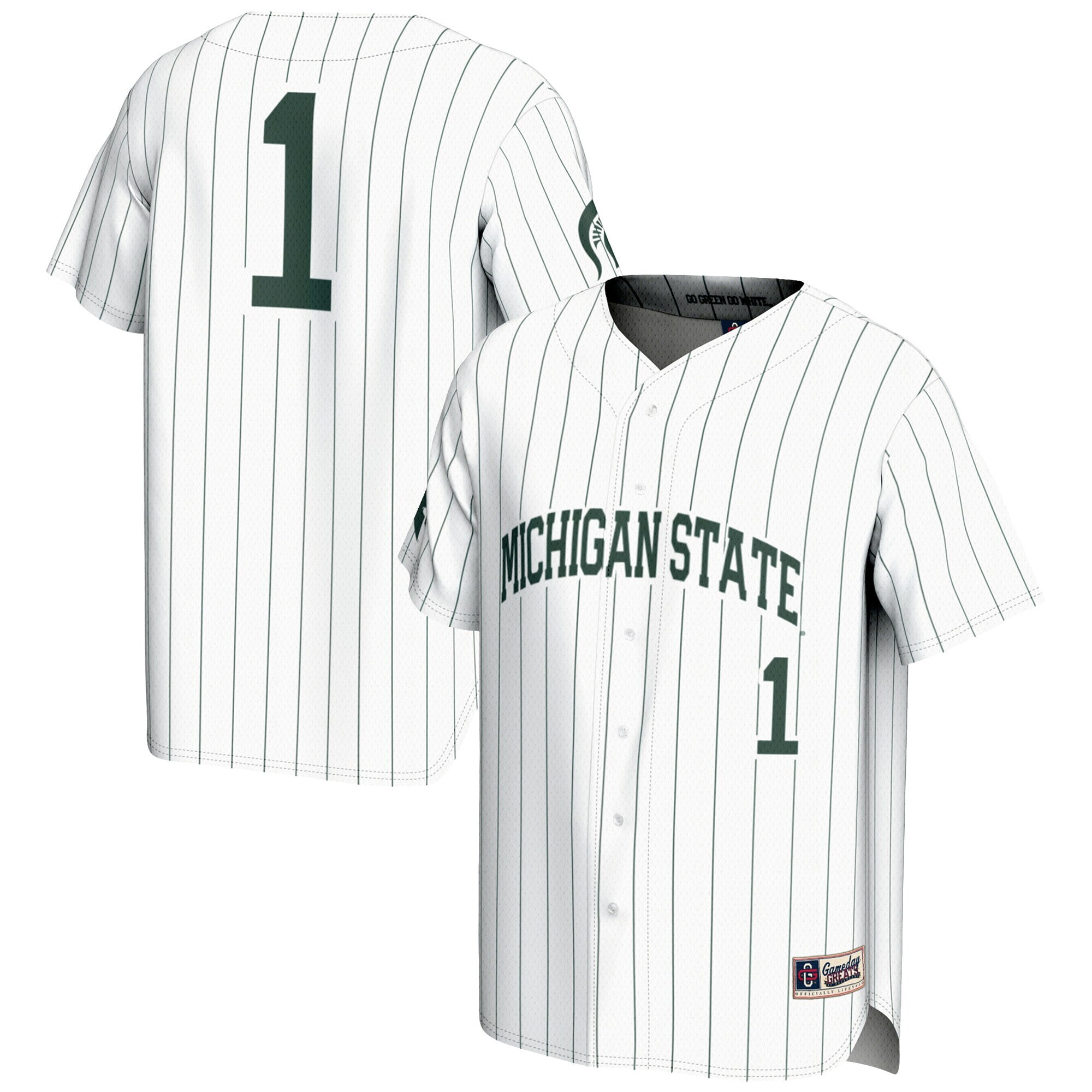 Michigan State Spartans white jersey