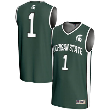 Michigan State Spartans green jersey