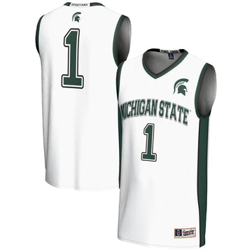 Michigan State Spartans white jersey