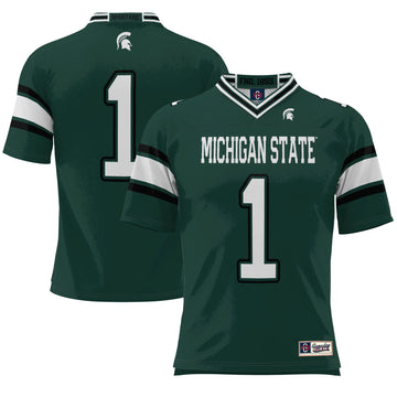 Michigan State Spartans green jersey