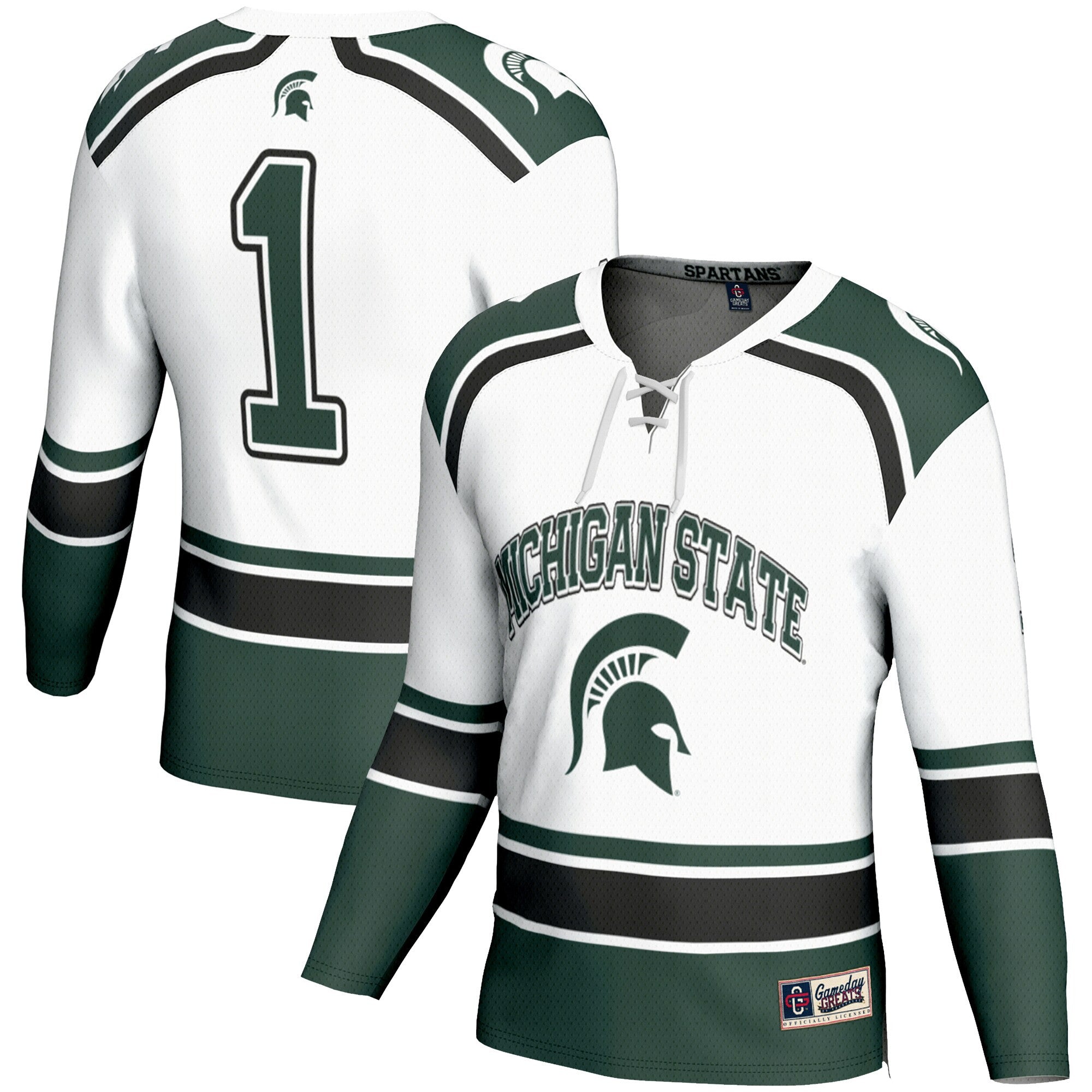 Michigan State Spartans white jersey